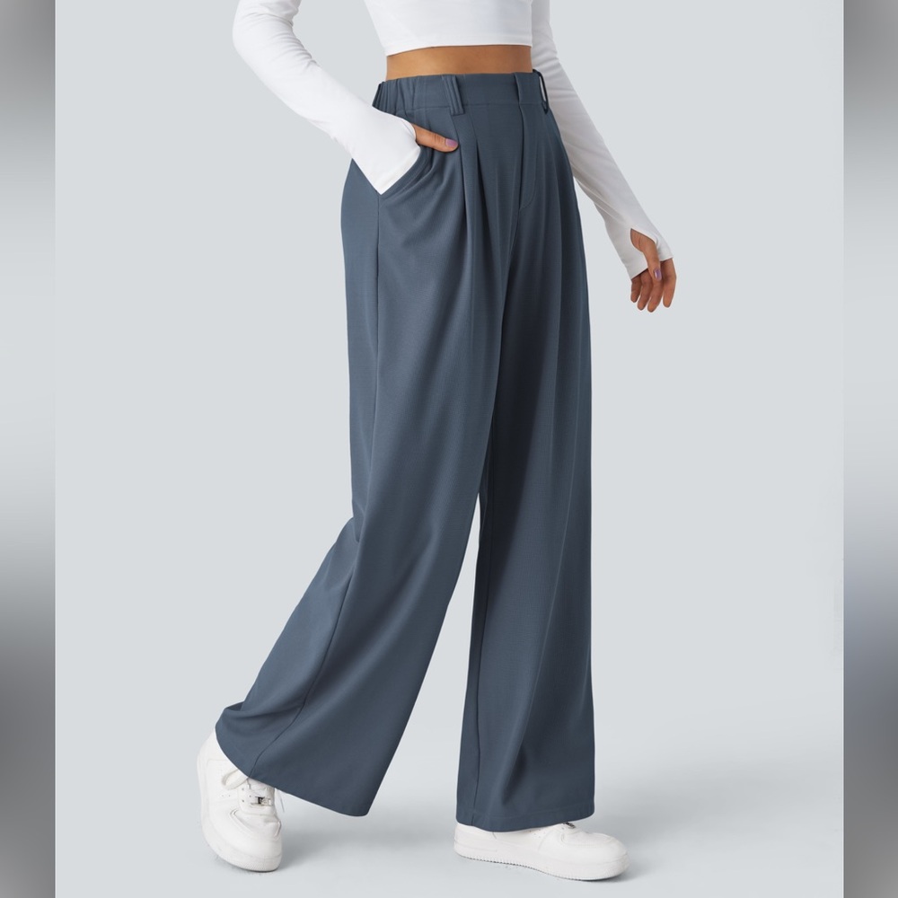 Halara Women's Blue Wide Leg Pants